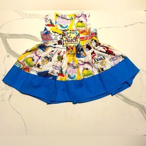 Disney Classic Characters Movie Dress Alice, Bambi, Snow White Girl Size 6 month
